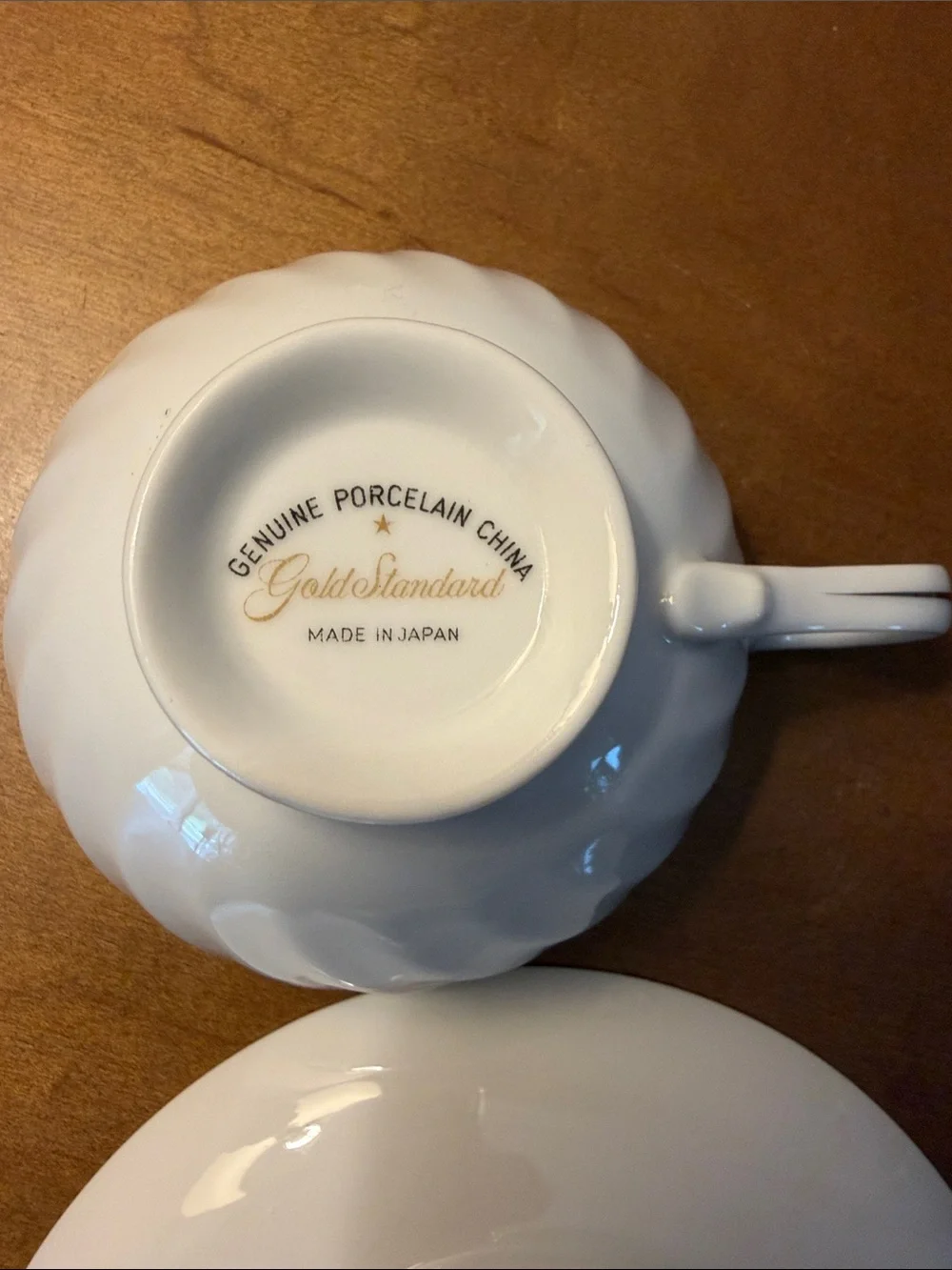 Vintage Gold Standard GST1 Footed Teacup and Saucer Set